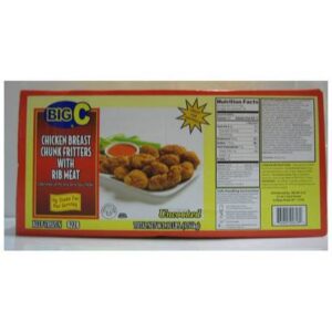 Frozen Big C - Cooked Breaded Chicken Breast Chunks - 10 lb Box