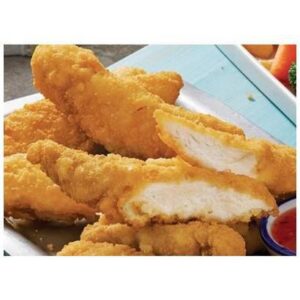 Frozen Big C - Raw Breaded Chicken Tender Fritters - 10 lbs
