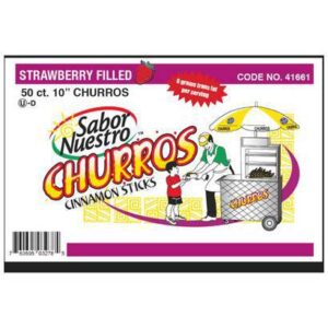 Sabor Nuestro - Strawberry Churros Cinnamon Sticks - 50 Ct