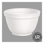 Dart 6B20 6 oz. Insulated White Foam Container - 1000/Case