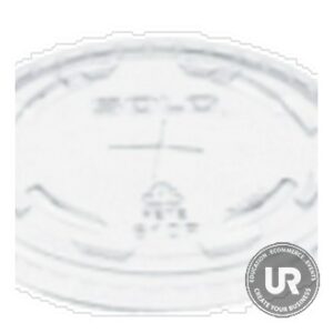 Fabri-Kal XL345PC Clear Polyethylene Terephthalate Lid for 3.25 4 5.5-Ounce Portion Cup (Case of 2500)
