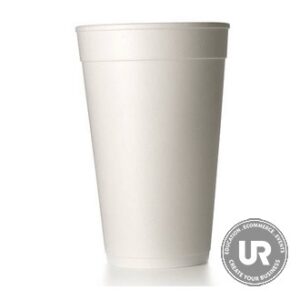Dart 24J16 24 oz. White Foam Cup - 500/Case